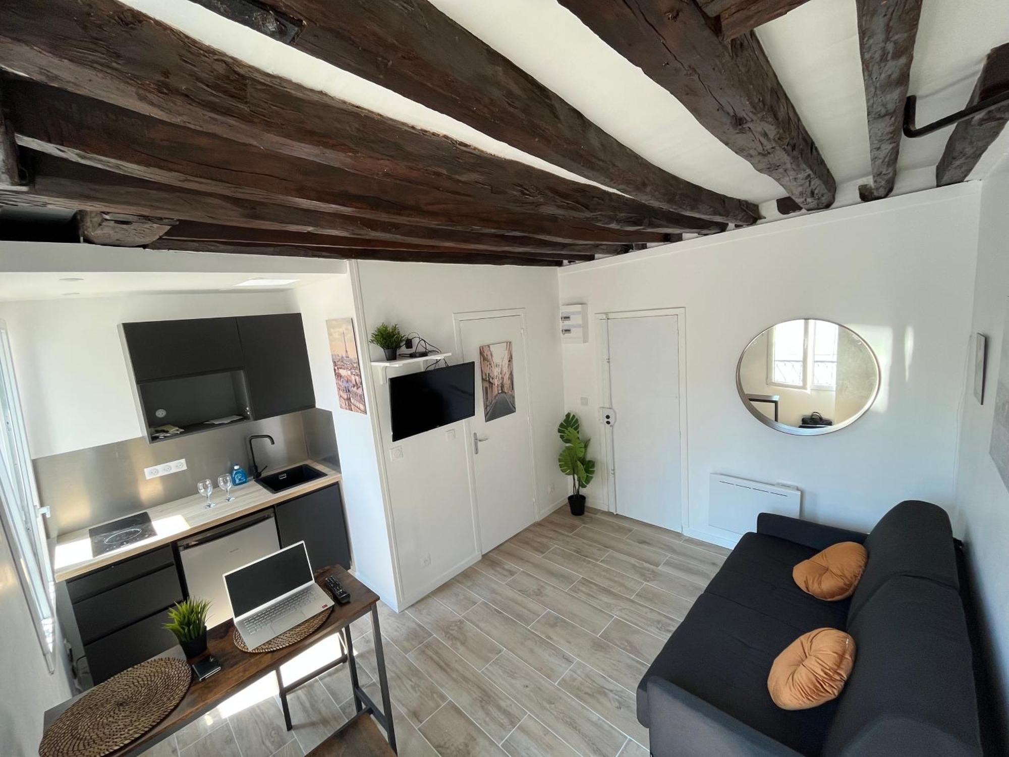 Charmant Studio Au Coeur Du Marais Париж Екстериор снимка